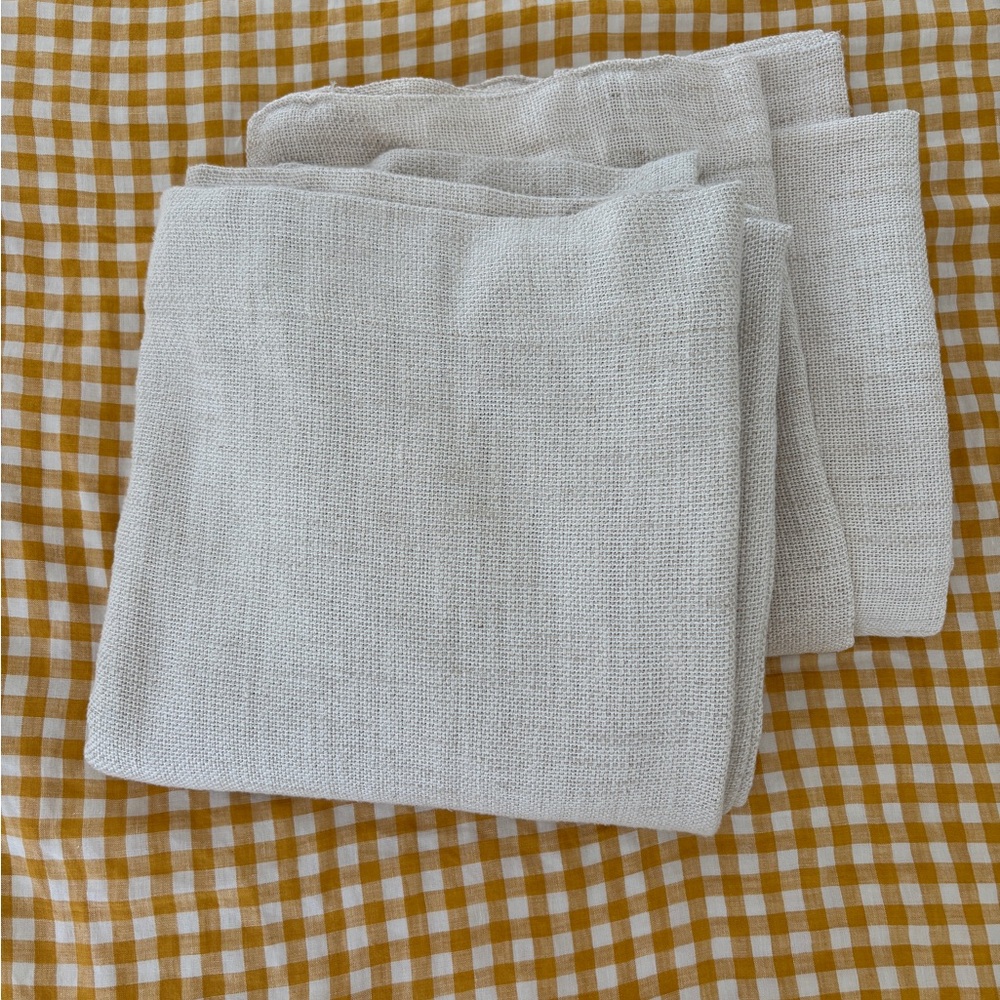 Threshold Cream Textured Curtains